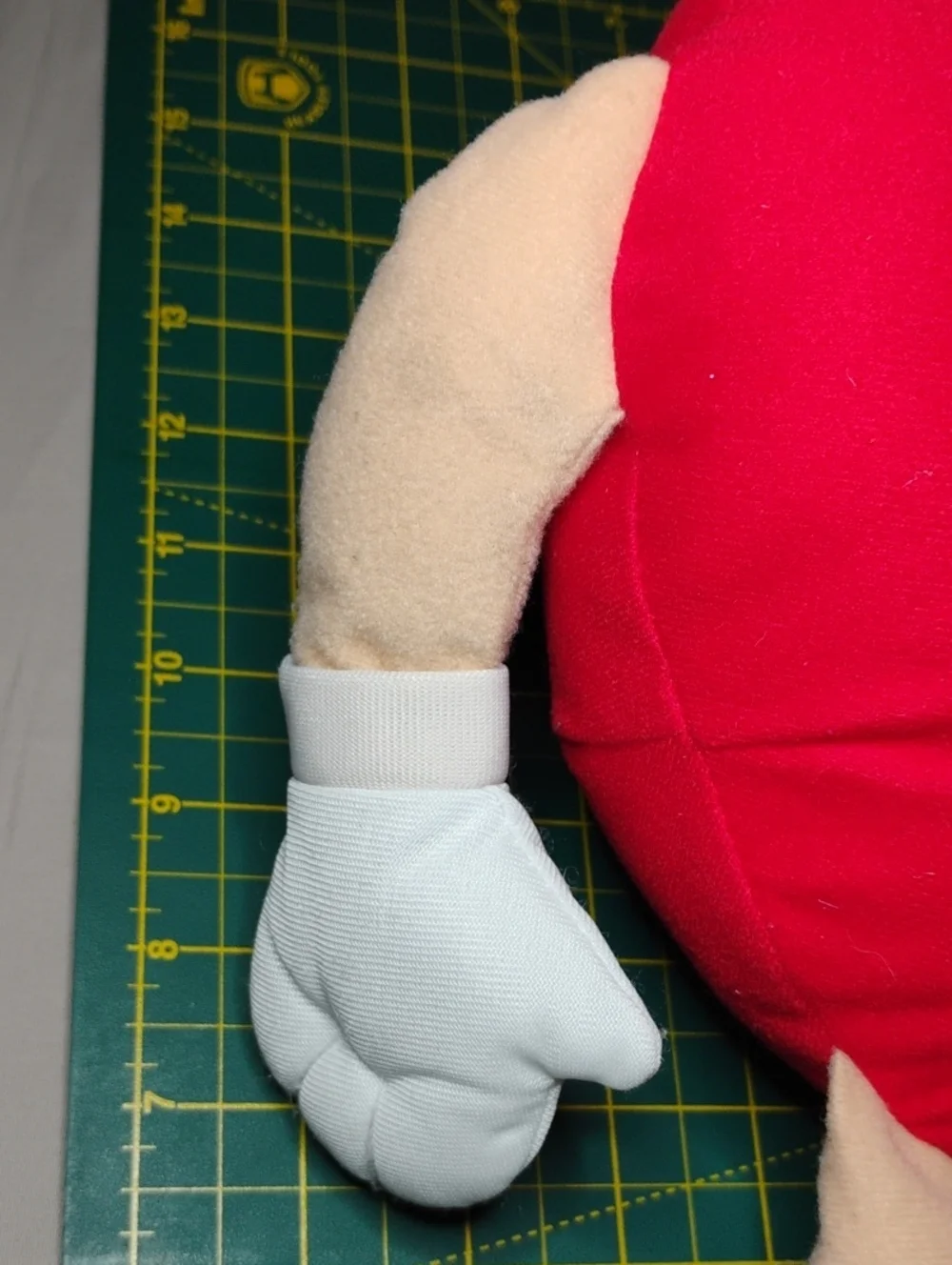 M&M'S Red Character Plush Pillow with White 'm' Logo